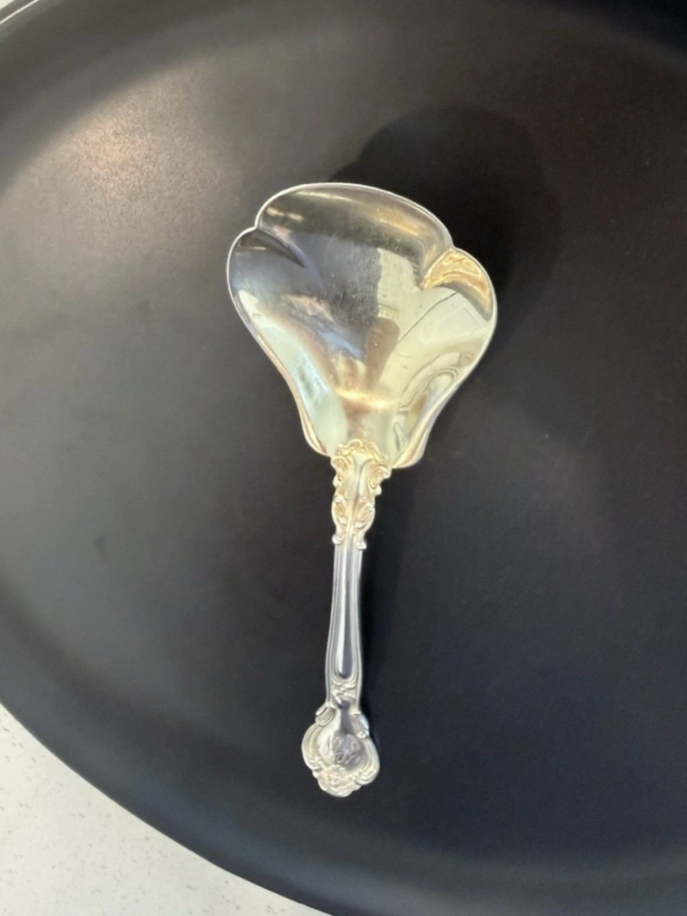 Chantilly by Gotham Antique Collect 1895 Sterling Silver casserole Spoon Piece - Picture 4 of 12